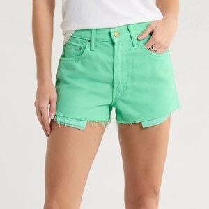 Mother The Fun Dip Micro Cutoff Denim Shorts